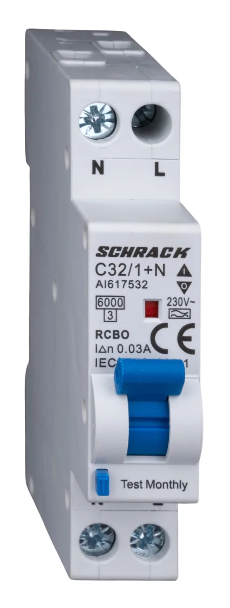 RCCB C32A/1+N/6kA/30mA/A, Series AI 1M