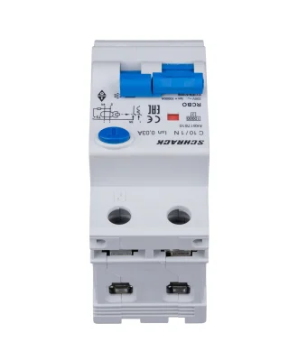 Automatic circuit breaker with RCD C10А/1+N, 10kA, 30mA, type A