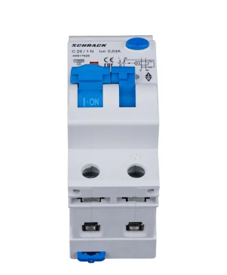 Automatic circuit breaker with RCD C25A/1+N, 10kA, 30mA, type A