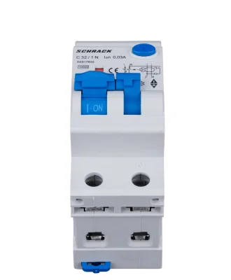 Automatic Circuit Breaker with RCD C32A/1+N, 10kA, 30mA, Type A