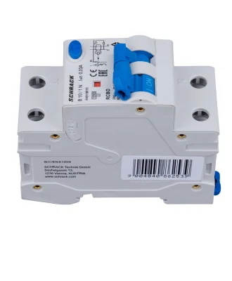 Automatic Circuit Breaker with RCD B10A/1+N, 10kA, 30mA, Type A