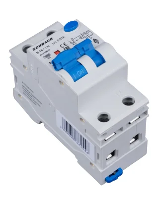 Automatic circuit breaker with RCD B16A/1+N, 10kA, 30mA, type A