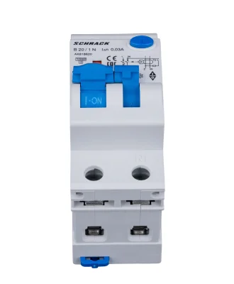 Automatic circuit breaker with RCD B20A/1+N, 10kA, 30mA, type A