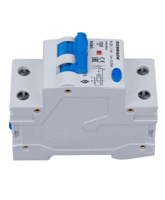 Automatic circuit breaker with RCD B20A/1+N, 10kA, 30mA, type A