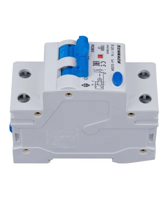 Automatic circuit breaker with RCD B25A/1+N, 10kA, 30mA, type A