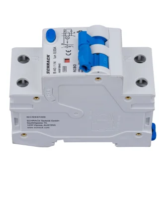 Automatic circuit breaker with RCCB B40A/1+N, 10kA, 30mA, Type A