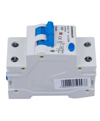 Automatic circuit breaker with RCCB B40A/1+N, 10kA, 30mA, Type A