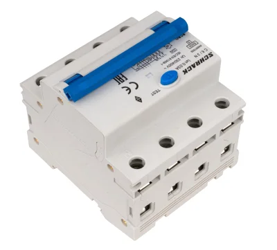 Автоматический выключатель с УЗО C6А/3+N, 6кА, 30мА, тип А