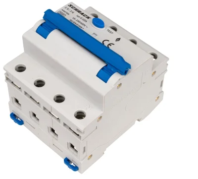 Автоматический выключатель с УЗО C6А/3+N, 6кА, 30мА, тип А