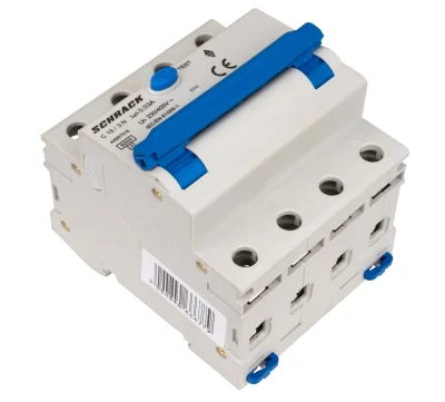 3+N полюсті автоматты ажыратқыш УРО-мен C16А, 6кА, 30мА, А түрі