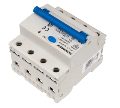 3+N полюсті автоматты ажыратқыш УРО-мен C16А, 6кА, 30мА, А түрі