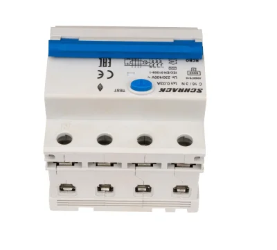 3+N полюсті автоматты ажыратқыш УРО-мен C16А, 6кА, 30мА, А түрі