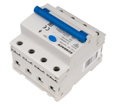 Автоматический выключатель с УЗО C32А/3+N, 6кА, 30мА, тип А