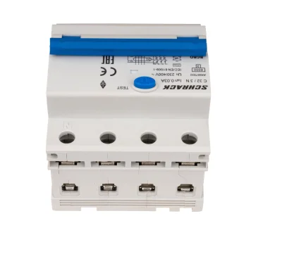 Автоматический выключатель с УЗО C32А/3+N, 6кА, 30мА, тип А