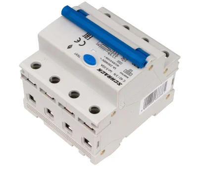 Автоматический выключатель с УЗО C40А/3+N, 6кА, 30мА, тип А