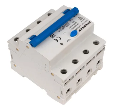 Автоматический выключатель с УЗО C40А/3+N, 6кА, 30мА, тип А