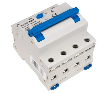 Автоматический выключатель с УЗО B10А/3+N, 6кА, 30мА, тип А