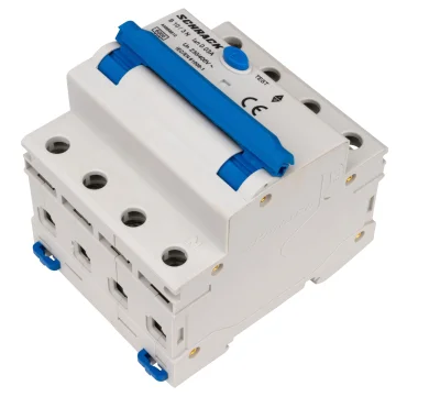 Автоматический выключатель с УЗО B10А/3+N, 6кА, 30мА, тип А