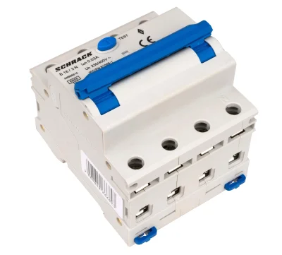 B16А/3+N автоматты ажыратқыш, УЗО ілгеген, 6кА, 30мА, А түрі