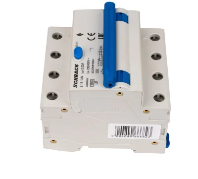 B16А/3+N автоматты ажыратқыш, УЗО ілгеген, 6кА, 30мА, А түрі