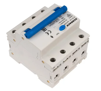 B16А/3+N автоматты ажыратқыш, УЗО ілгеген, 6кА, 30мА, А түрі