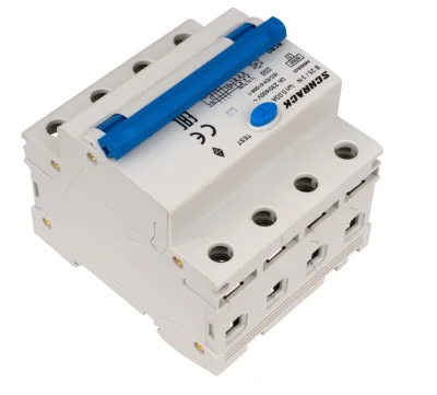 Автоматический выключатель с УЗО B25А/3+N, 6кА, 30мА, тип А