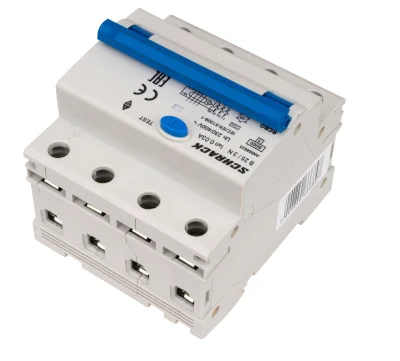 Автоматический выключатель с УЗО B25А/3+N, 6кА, 30мА, тип А