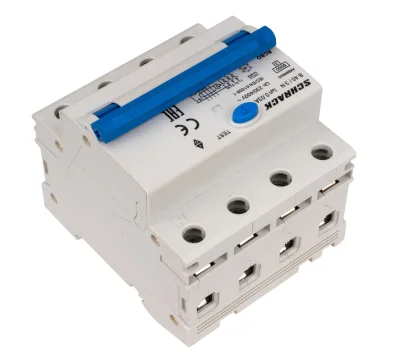 B40А/3+N, 6кА, 30мА, А түрінің автоматты ажыратқышы ҚҚ-қорғаумен