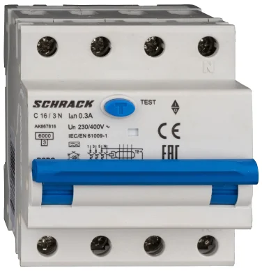АВДТ C16A/3+N/6кА/300mA/A