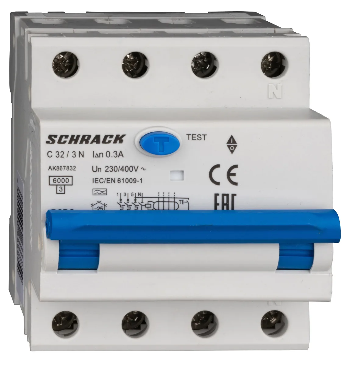 АВДТ C32A/3+N/6кА/300mA/A