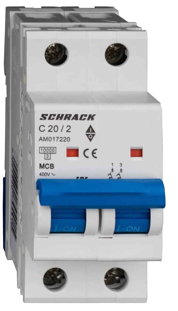 Автоматический выключатель C20А/2, 10кА