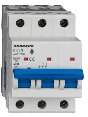 Автоматический выключатель C6А/3, 10кА