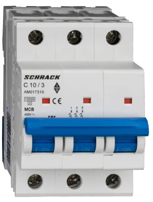 Автоматический выключатель C10А/3, 10кА
