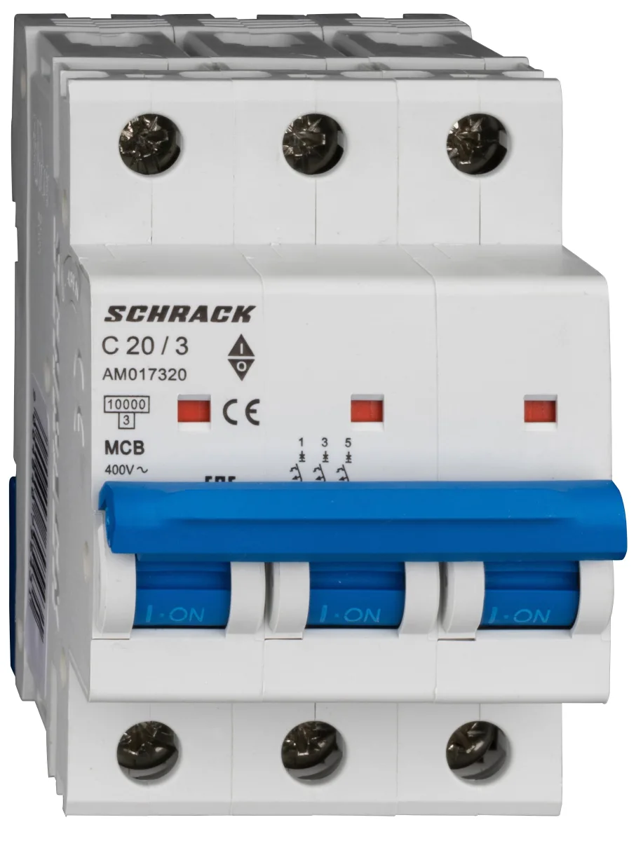 Automatic circuit breaker C20A/3, 10kA