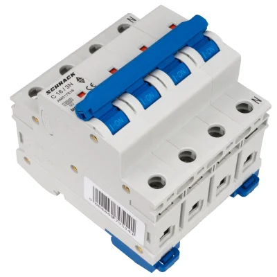 Автоматический выключатель C16А/3+N, 10кА