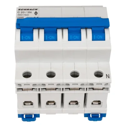 Автоматический выключатель C20А/3+N, 10кА