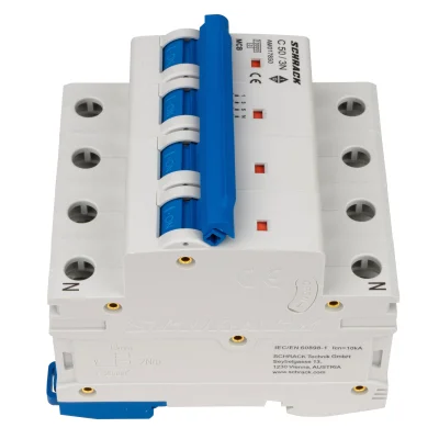 Automatic Circuit Breaker C50A/3+N, 10kA