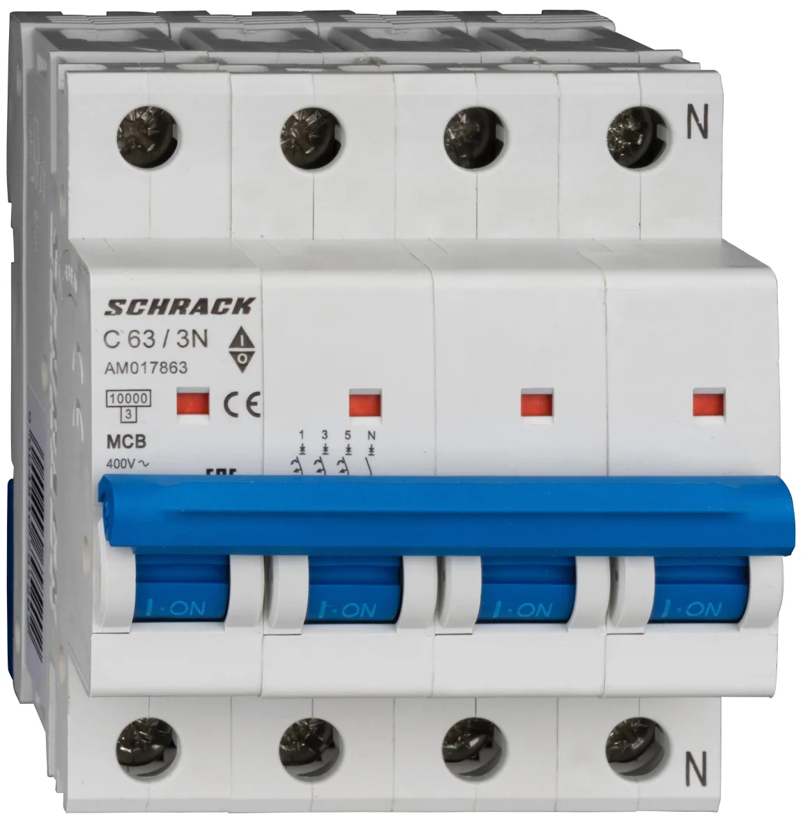 Автоматты ажыратқыш C63А/3+N, 10кА