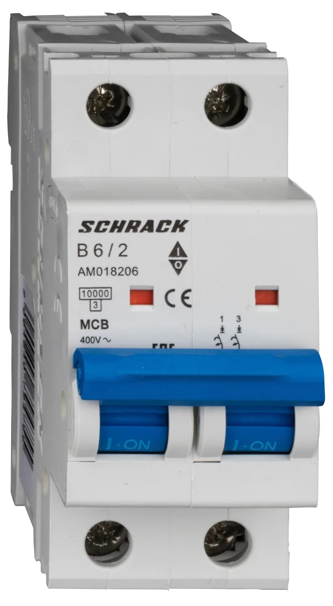 Автоматический выключатель B6А/2, 10кА
