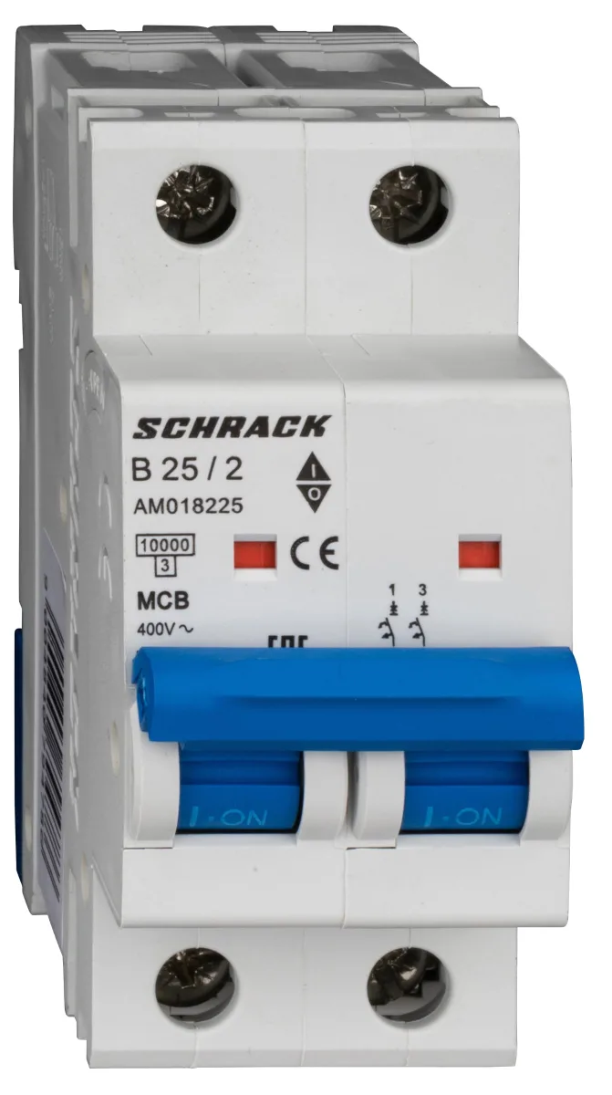 Automatic Circuit Breaker B25A/2, 10kA