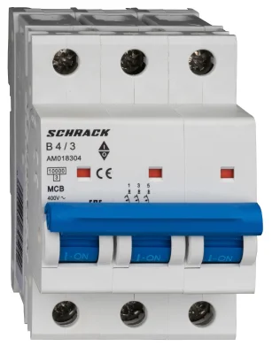 Автоматический выключатель B4А/3, 10кА