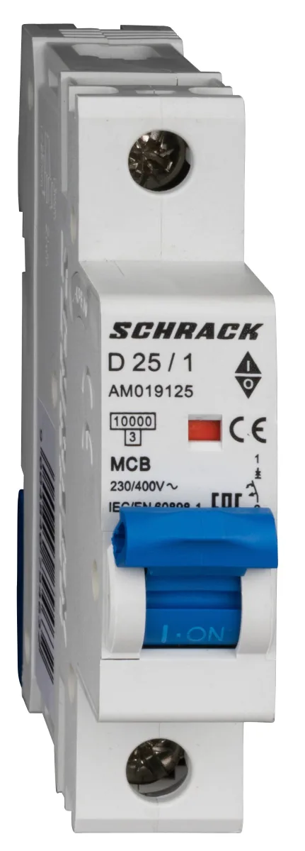 Автоматический выключатель D25А/1, 10кА