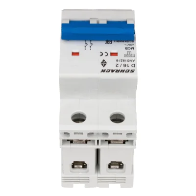 Автоматический выключатель D16А/2, 10кА