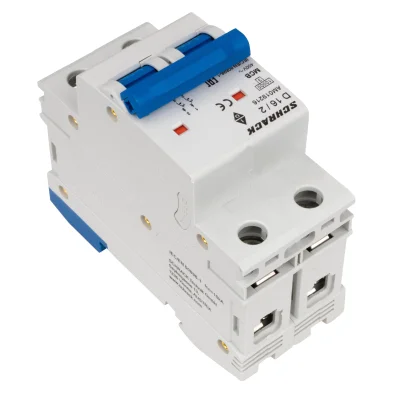 Автоматический выключатель D16А/2, 10кА