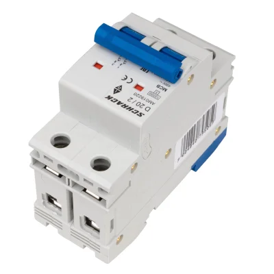 Автоматический выключатель D20А/2, 10кА