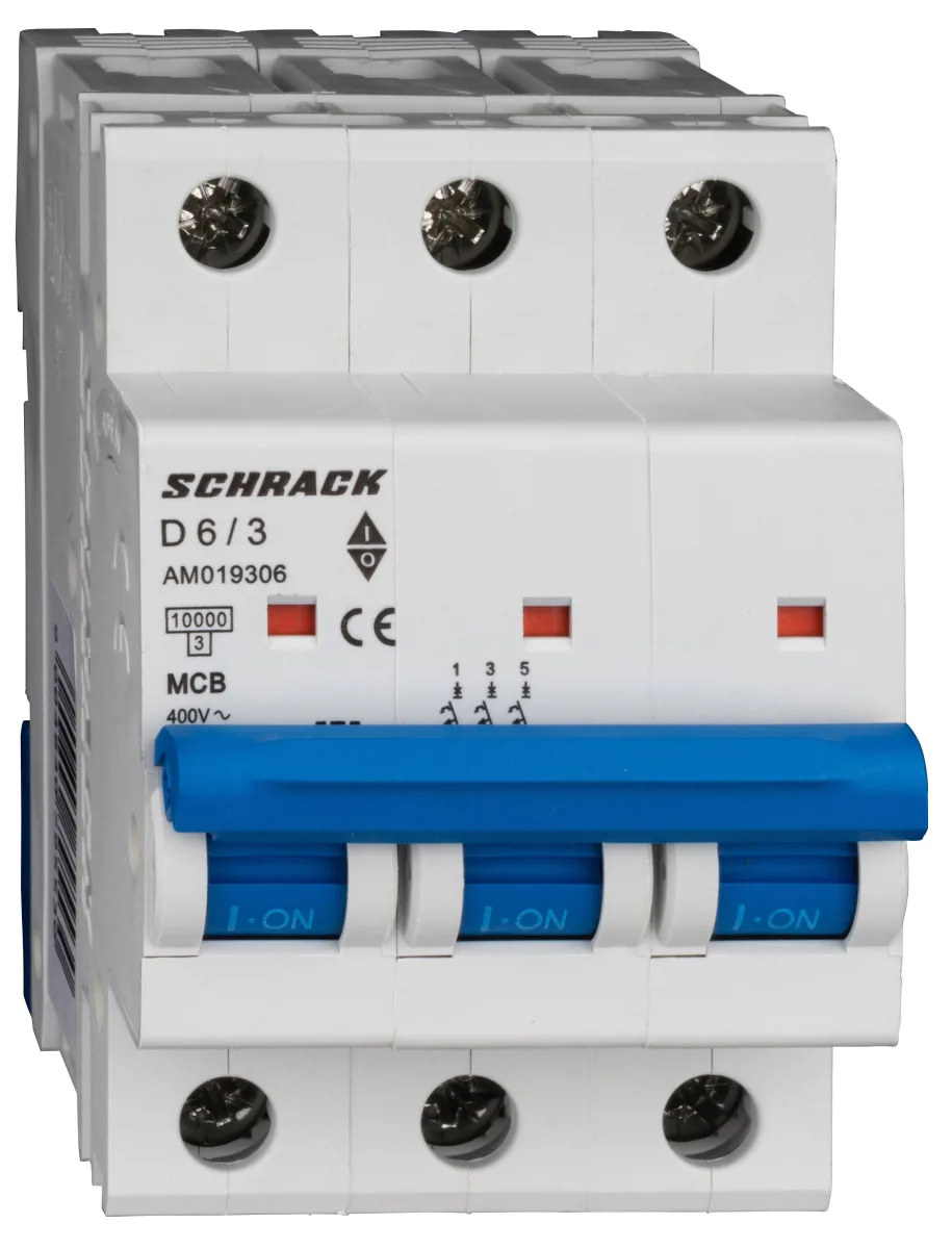 Автоматический выключатель D6А/3, 10кА