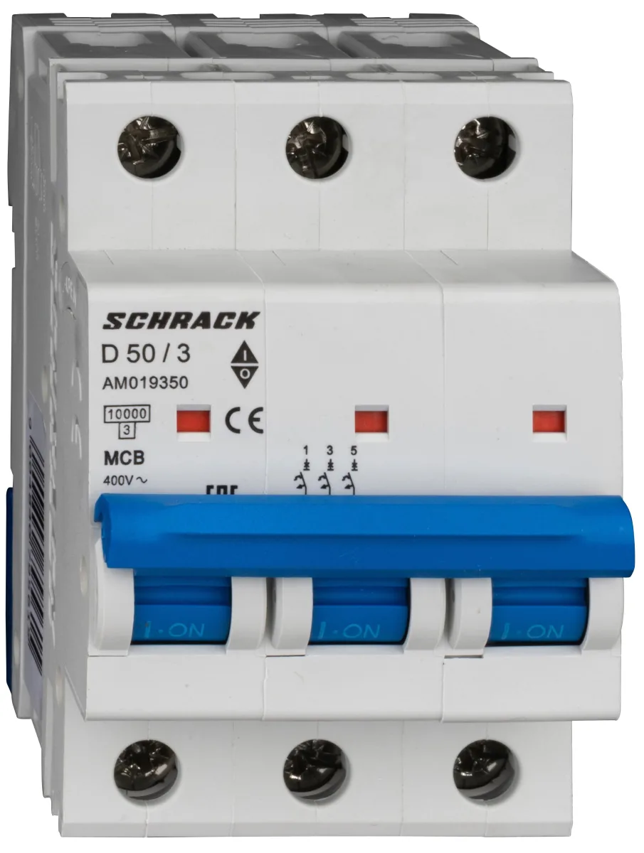 Автоматический выключатель D50А/3, 10кА