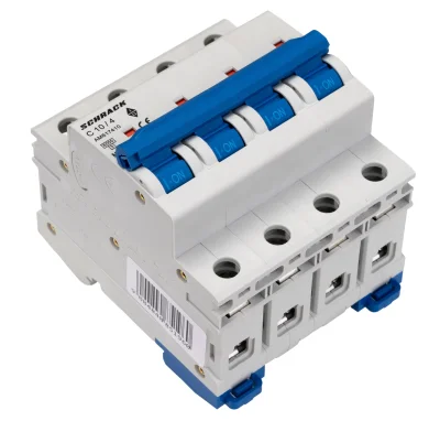 Төрт полюсты автоматты ажыратқыш C10А/4, 6кА