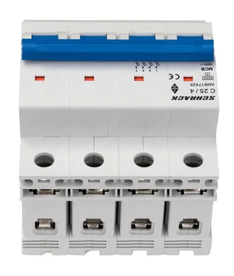 Төрт полюсты автоматты ажыратқыш C25А/4, 6кА