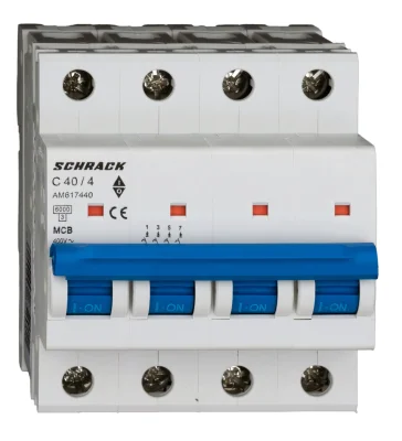 Автоматический выключатель C40А/4, 6кА